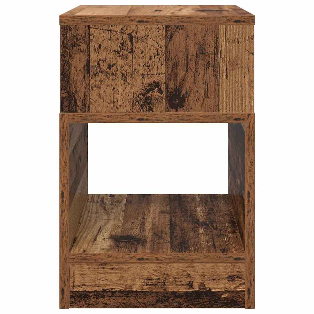 End Table 2 pcs Old Wood 30.5 x 30 x 45 cm Engineered Wood