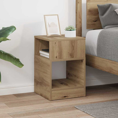 End Table Artisan Oak 30.5 x 30 x 45 cm Engineered Wood