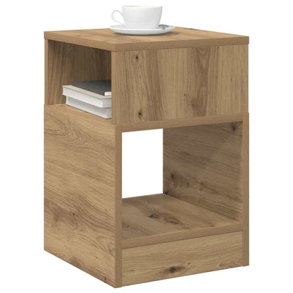 End Table Artisan Oak 30.5 x 30 x 45 cm Engineered Wood