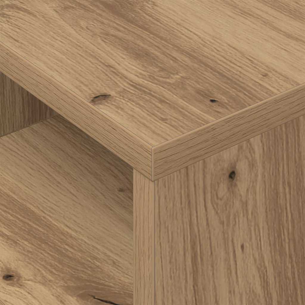 End Table 2 pcs Artisan Oak 30.5 x 30 x 45 cm Engineered Wood