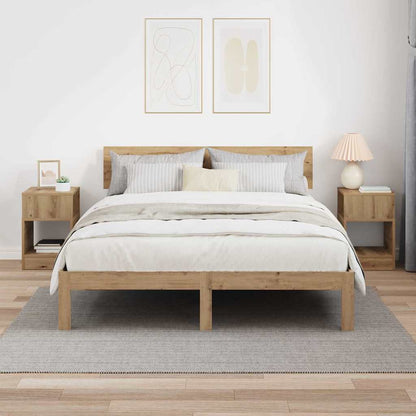 End Table 2 pcs Artisan Oak 30.5 x 30 x 45 cm Engineered Wood