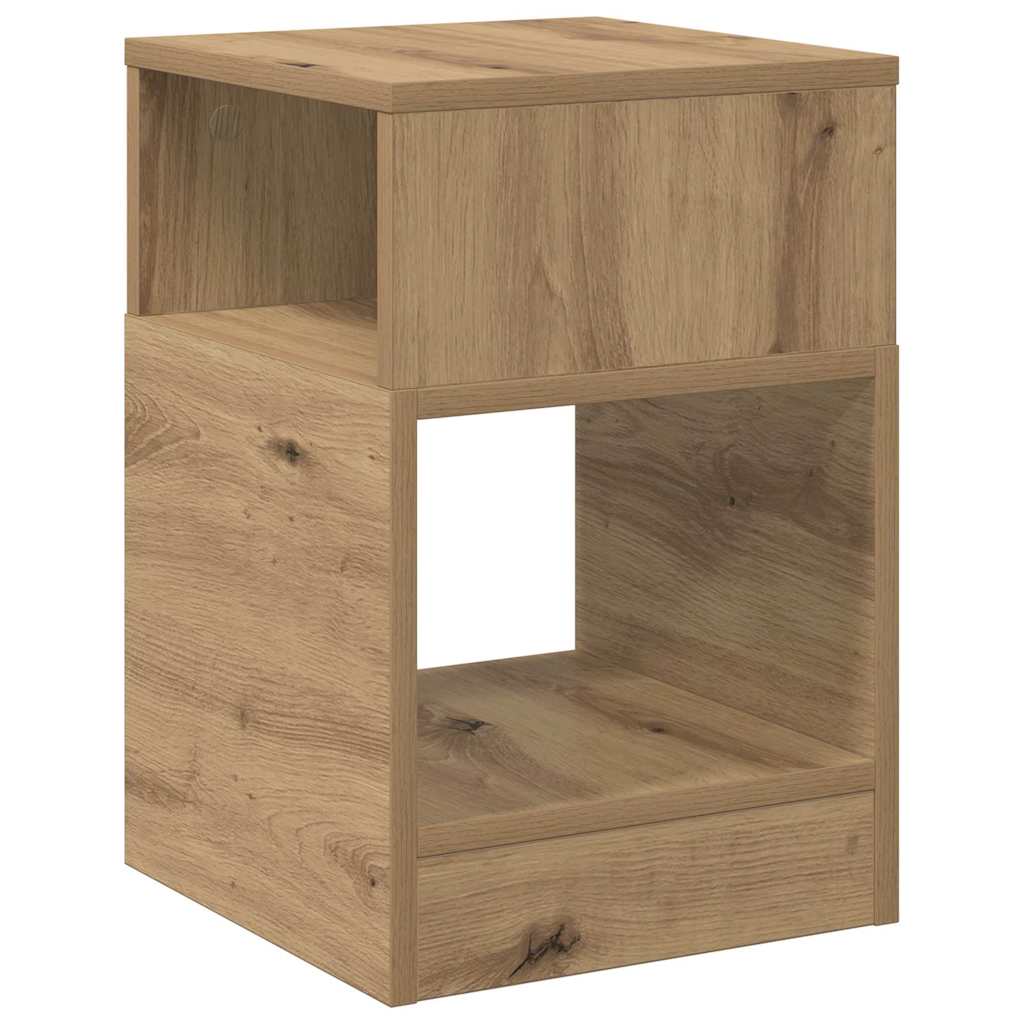End Table 2 pcs Artisan Oak 30.5 x 30 x 45 cm Engineered Wood