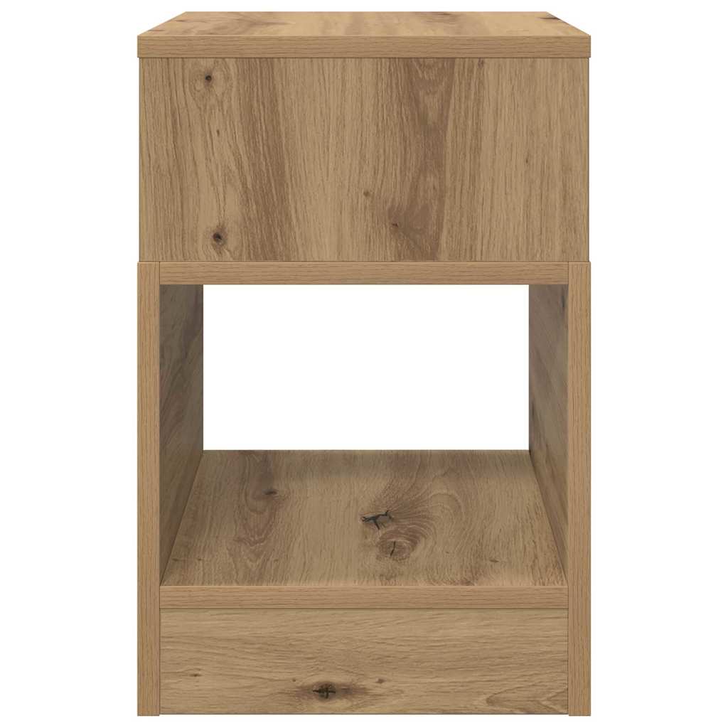 End Table 2 pcs Artisan Oak 30.5 x 30 x 45 cm Engineered Wood