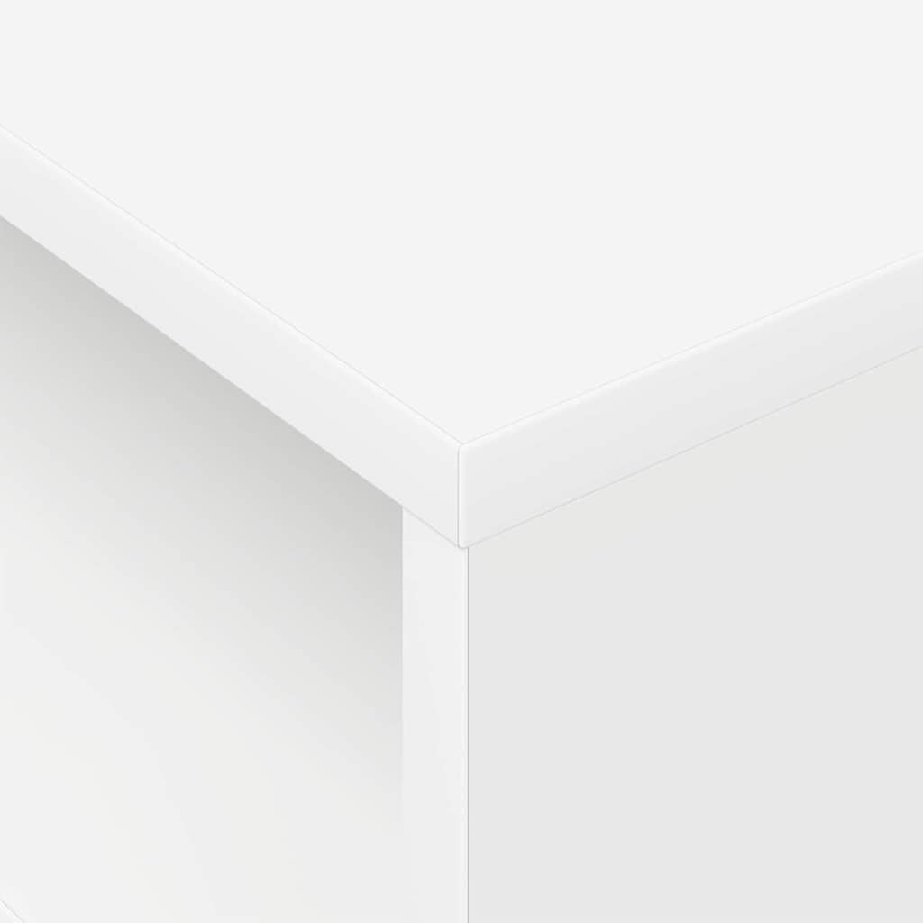 End Table White 40.5 x 40 x 45 cm Engineered Wood