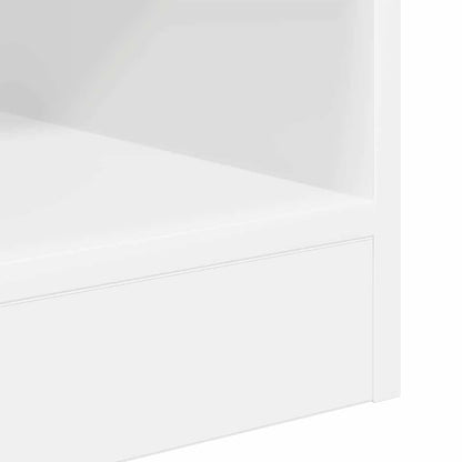 End Table White 40.5 x 40 x 45 cm Engineered Wood