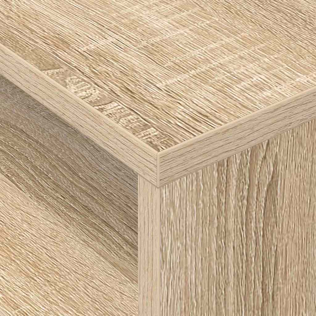 End Table Sonoma Oak 40.5 x 40 x 45 cm Engineered Wood