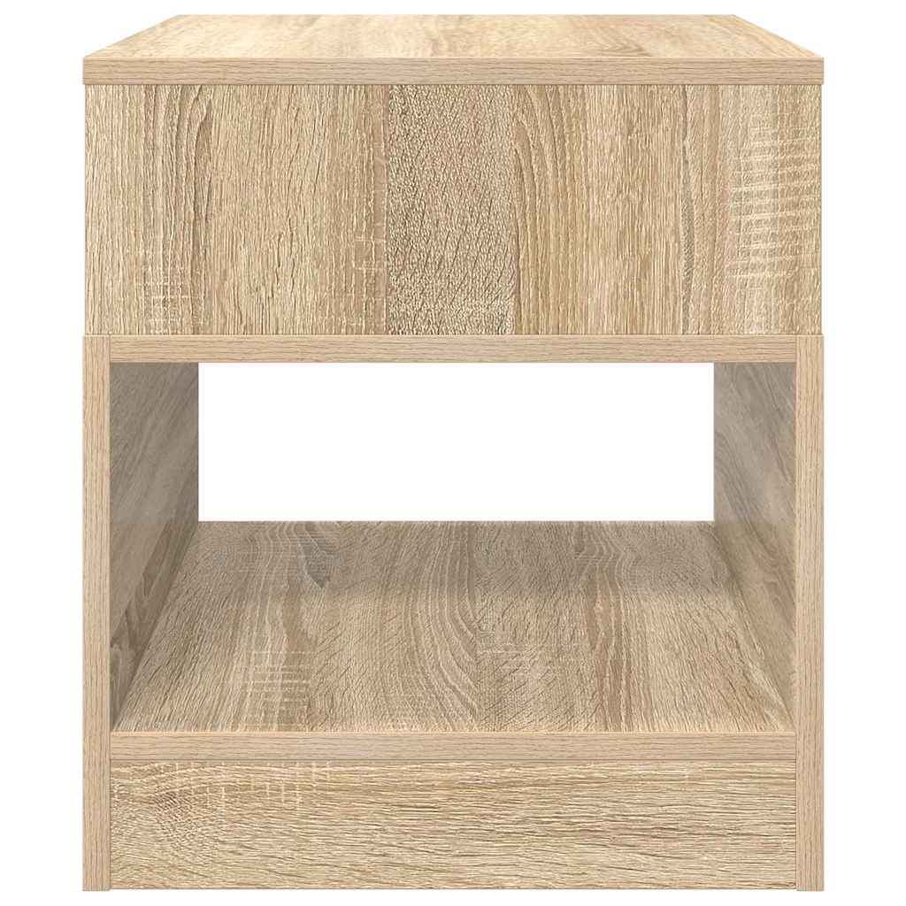End Table Sonoma Oak 40.5 x 40 x 45 cm Engineered Wood