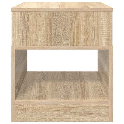End Table Sonoma Oak 40.5 x 40 x 45 cm Engineered Wood