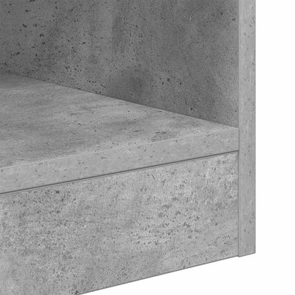 End Table Concrete Grey 40.5 x 40 x 45 cm Engineered Wood