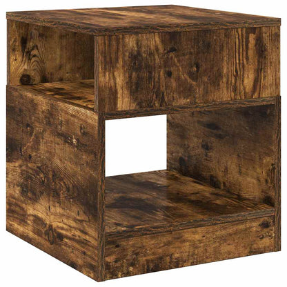 End Table 2 pcs Smoked Oak 40.5 x 40 x 45 cm Engineered Wood