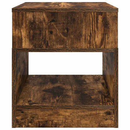 End Table 2 pcs Smoked Oak 40.5 x 40 x 45 cm Engineered Wood