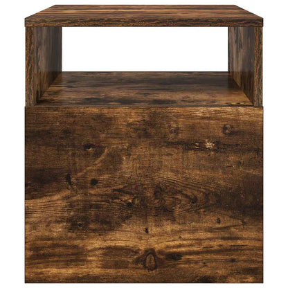 End Table 2 pcs Smoked Oak 40.5 x 40 x 45 cm Engineered Wood