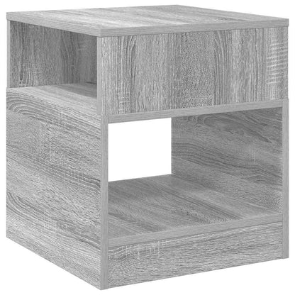 End Table Grey Sonoma 40.5 x 40 x 45 cm Engineered Wood