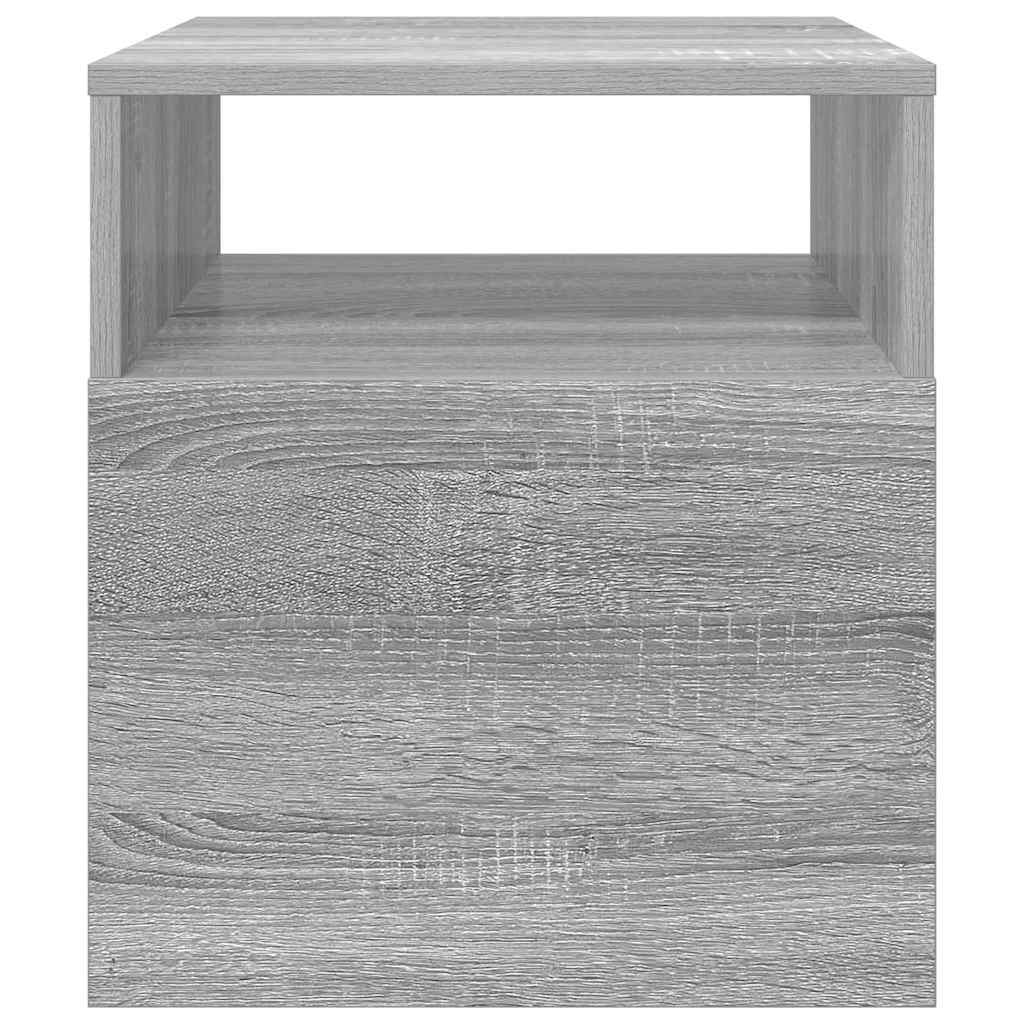 End Table Grey Sonoma 40.5 x 40 x 45 cm Engineered Wood