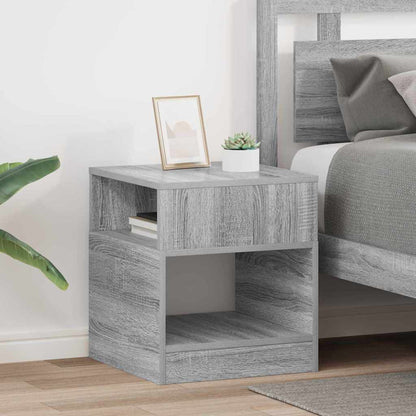End Table 2 pcs Grey Sonoma 40.5 x 40 x 45 cm Engineered Wood