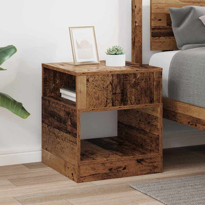 End Table Old Wood 40.5 x 40 x 45 cm Engineered Wood