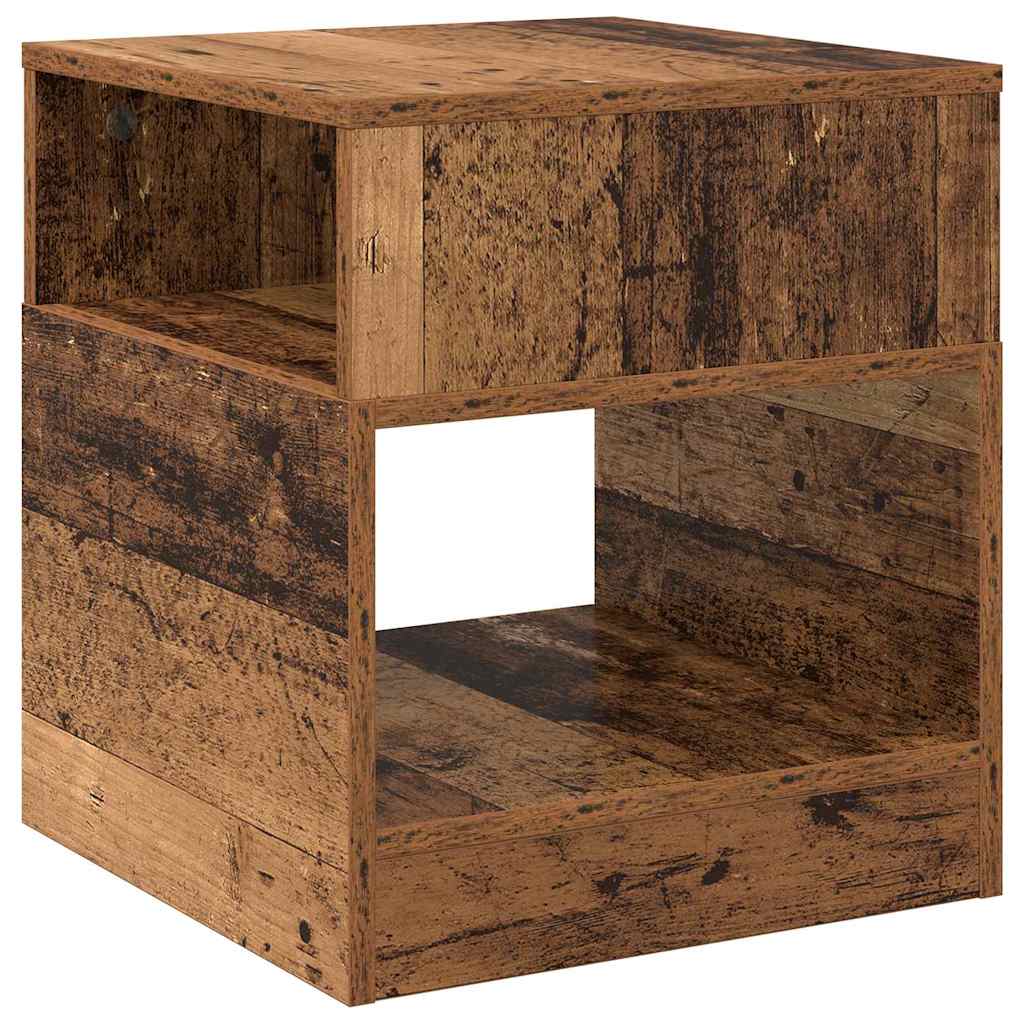End Table Old Wood 40.5 x 40 x 45 cm Engineered Wood