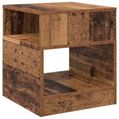 End Table Old Wood 40.5 x 40 x 45 cm Engineered Wood