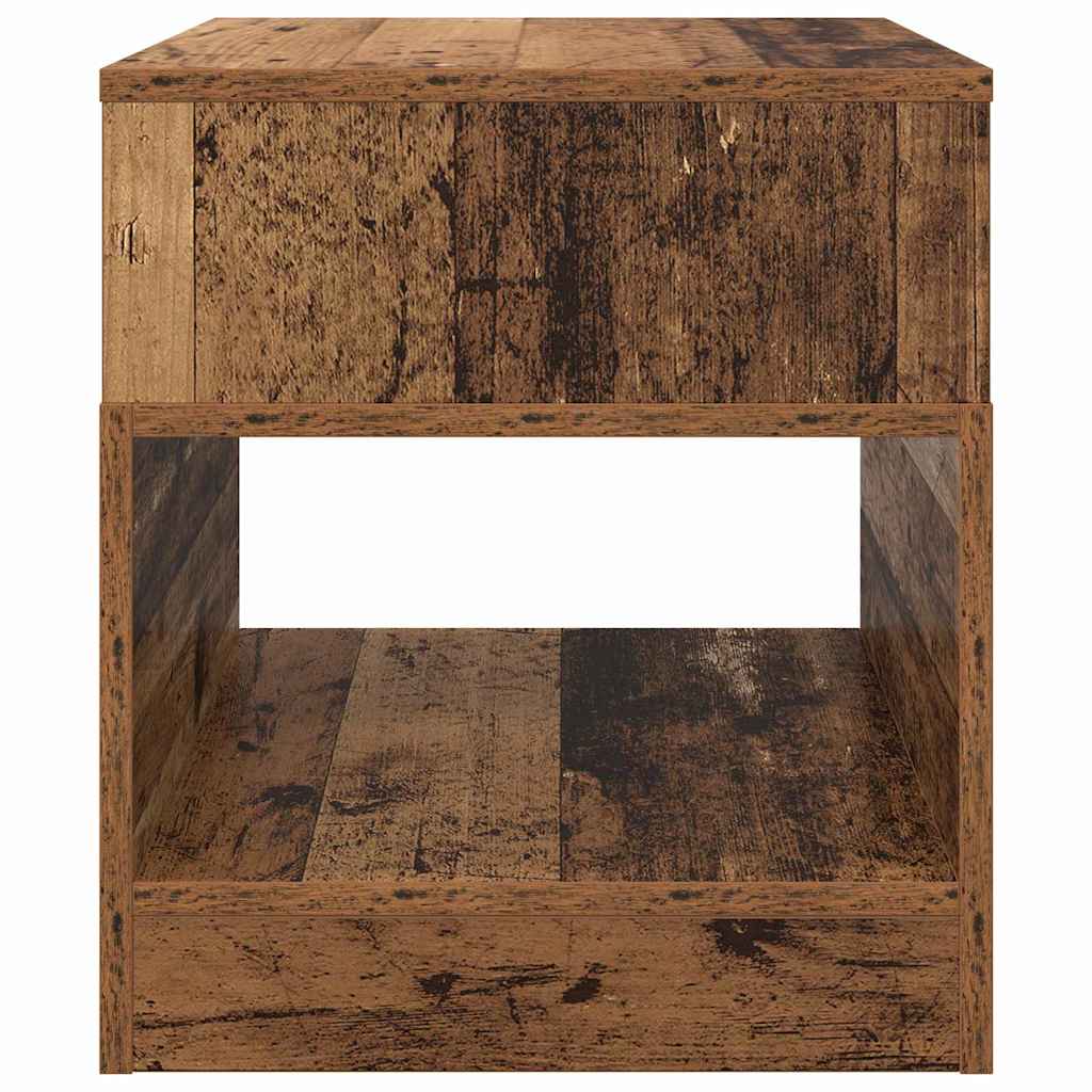 End Table Old Wood 40.5 x 40 x 45 cm Engineered Wood