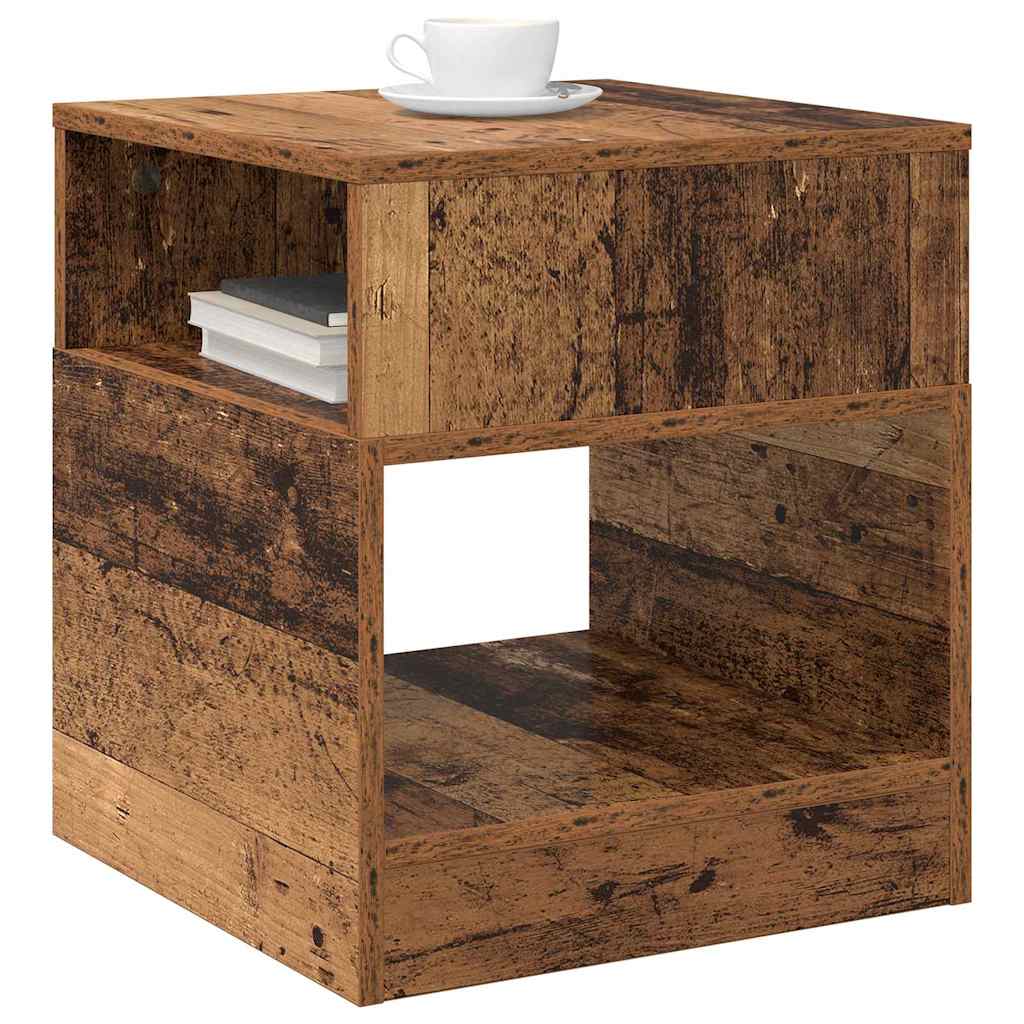 End Table Old Wood 40.5 x 40 x 45 cm Engineered Wood
