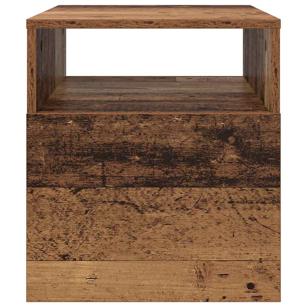 End Table Old Wood 40.5 x 40 x 45 cm Engineered Wood