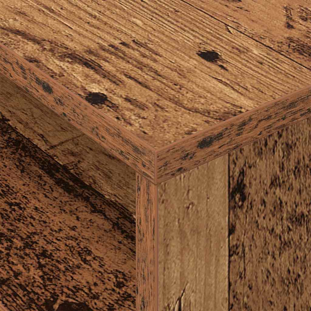 End Table 2 pcs Old Wood 40.5 x 40 x 45 cm Engineered Wood
