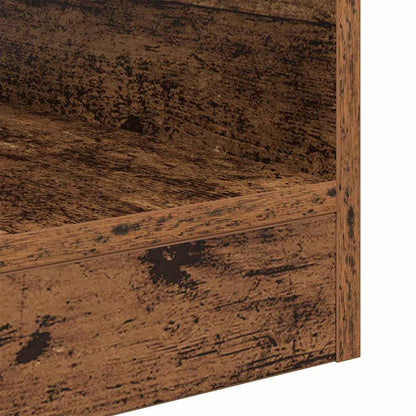 End Table 2 pcs Old Wood 40.5 x 40 x 45 cm Engineered Wood