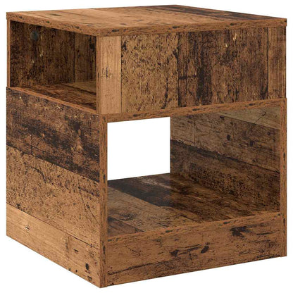 End Table 2 pcs Old Wood 40.5 x 40 x 45 cm Engineered Wood