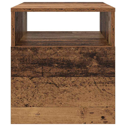 End Table 2 pcs Old Wood 40.5 x 40 x 45 cm Engineered Wood