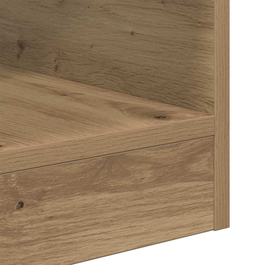 End Table Artisan Oak 40.5 x 40 x 45 cm Engineered Wood