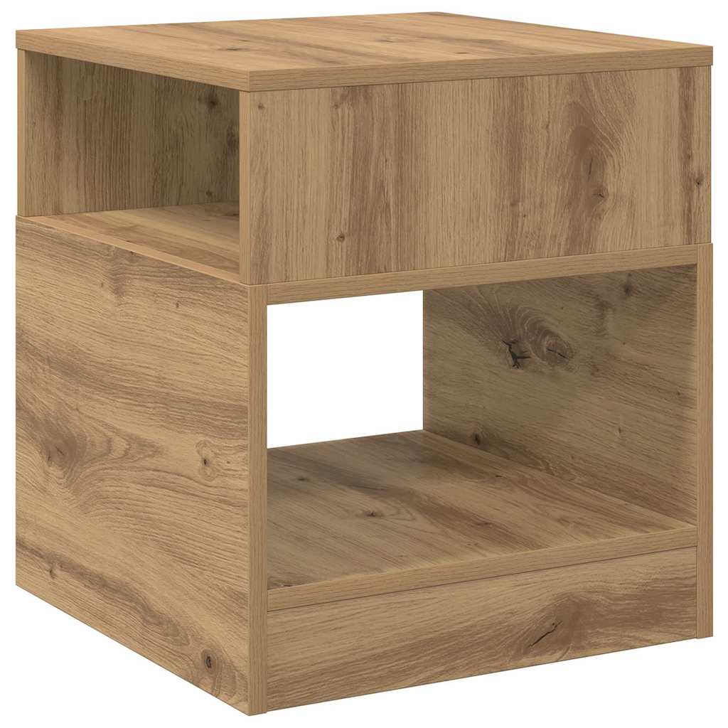 End Table Artisan Oak 40.5 x 40 x 45 cm Engineered Wood