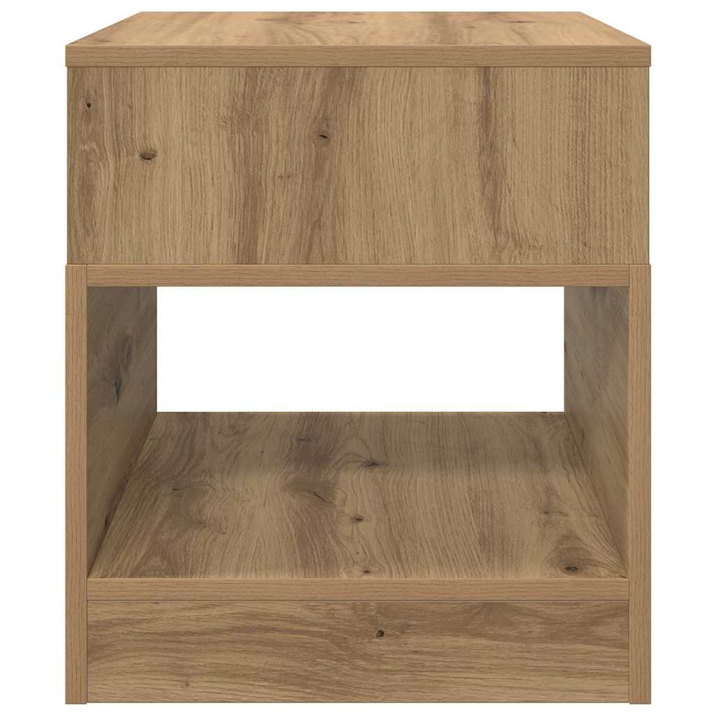 End Table Artisan Oak 40.5 x 40 x 45 cm Engineered Wood
