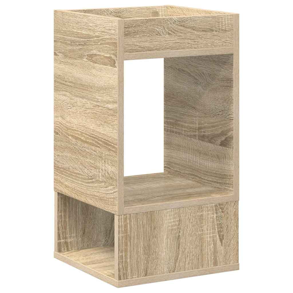 End Table 2 pcs Sonoma Oak 30 x 30 x 56 cm Engineered Wood