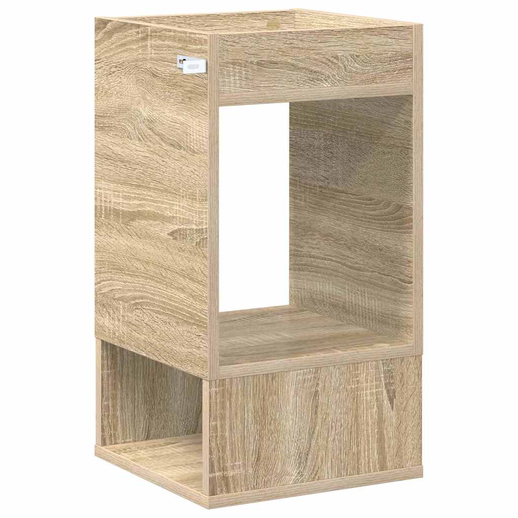 End Table 2 pcs Sonoma Oak 30 x 30 x 56 cm Engineered Wood