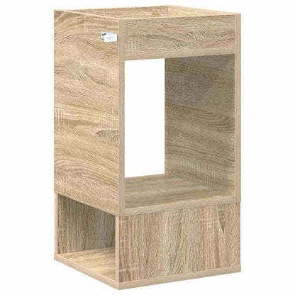 End Table 2 pcs Sonoma Oak 30 x 30 x 56 cm Engineered Wood