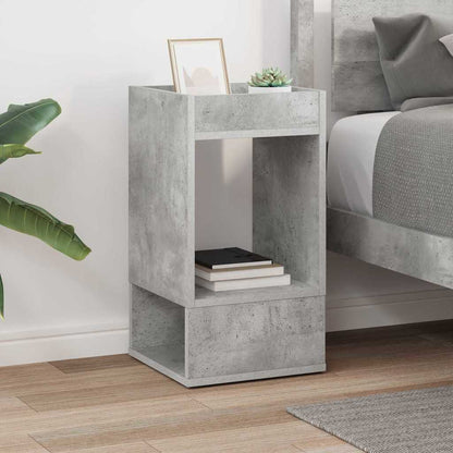 End Table Concrete Grey 30 x 30 x 56 cm Engineered Wood