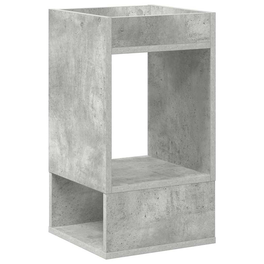 End Table Concrete Grey 30 x 30 x 56 cm Engineered Wood