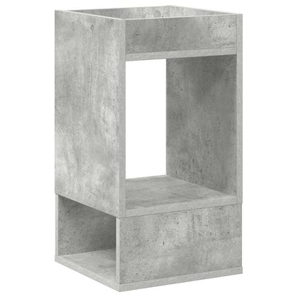 End Table Concrete Grey 30 x 30 x 56 cm Engineered Wood