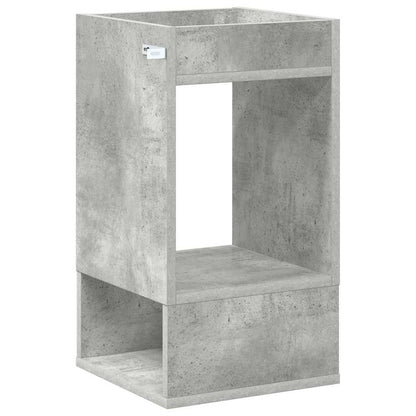 End Table Concrete Grey 30 x 30 x 56 cm Engineered Wood