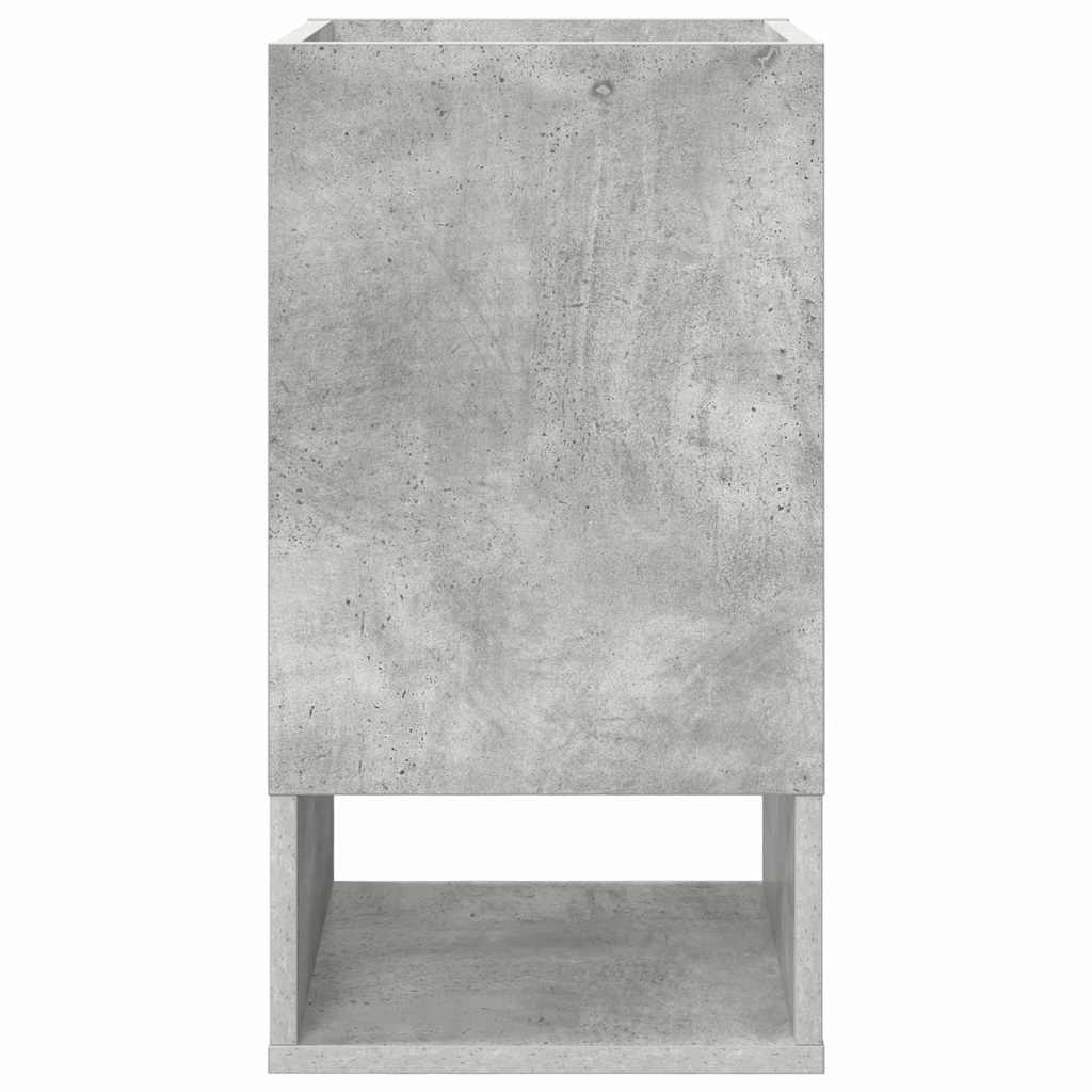 End Table Concrete Grey 30 x 30 x 56 cm Engineered Wood