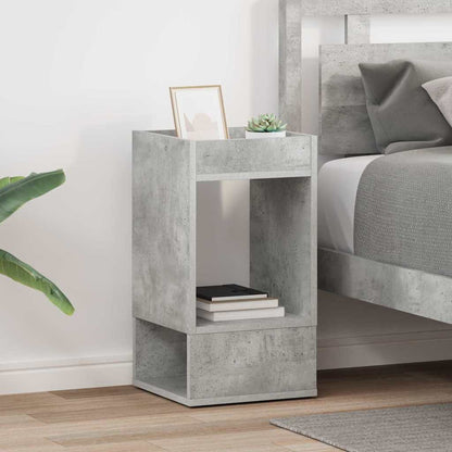 End Table 2 pcs Concrete Grey 30 x 30 x 56 cm Engineered Wood