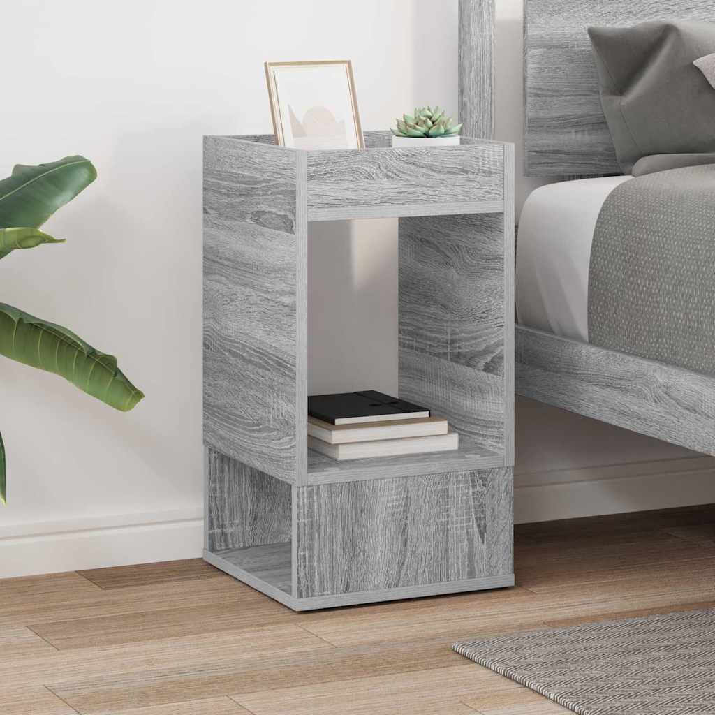 End Table Grey Sonoma 30 x 30 x 56 cm Engineered Wood