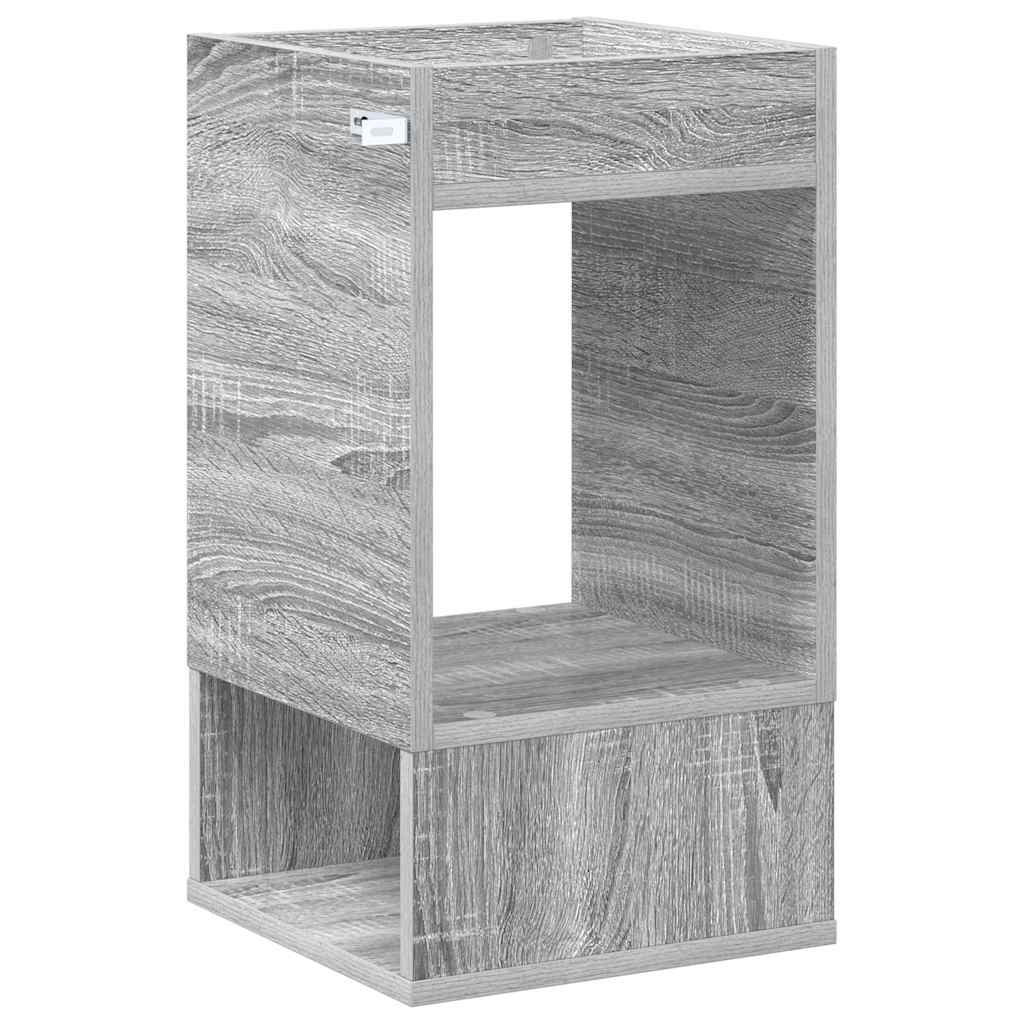 End Table Grey Sonoma 30 x 30 x 56 cm Engineered Wood