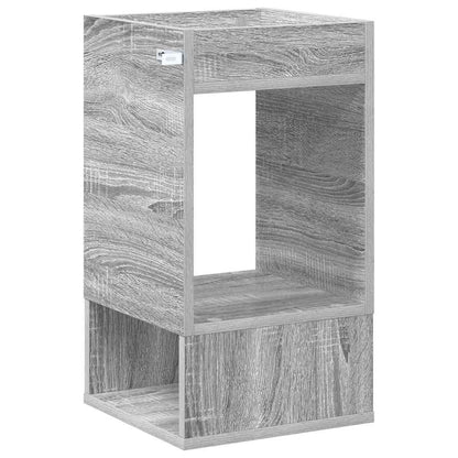 End Table Grey Sonoma 30 x 30 x 56 cm Engineered Wood