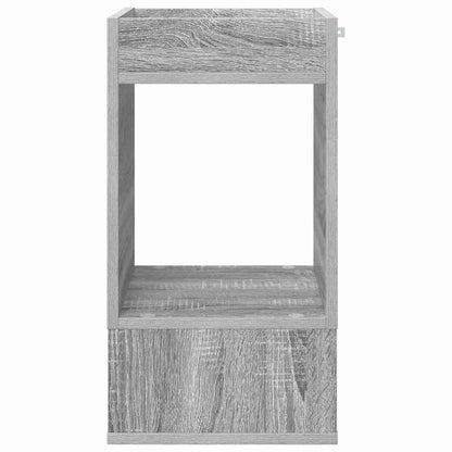End Table Grey Sonoma 30 x 30 x 56 cm Engineered Wood