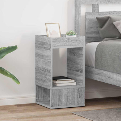 End Table 2 pcs Grey Sonoma 30 x 30 x 56 cm Engineered Wood