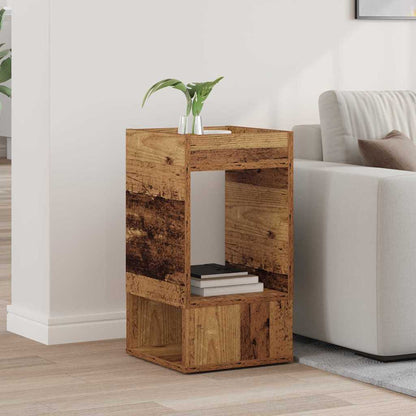 End Table Old Wood 30 x 30 x 56 cm Engineered Wood
