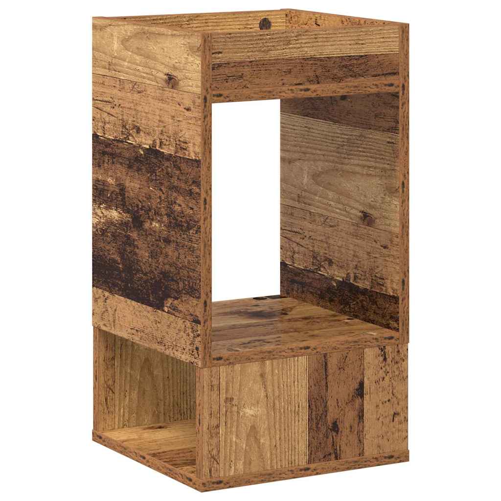 End Table Old Wood 30 x 30 x 56 cm Engineered Wood
