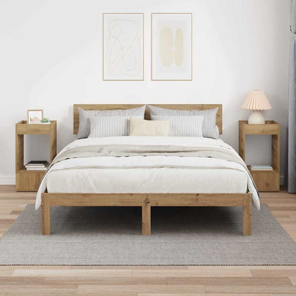 End Table 2 pcs Artisan Oak 30 x 30 x 56 cm Engineered Wood
