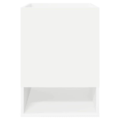 End Table White 40 x 40 x 56 cm Engineered Wood